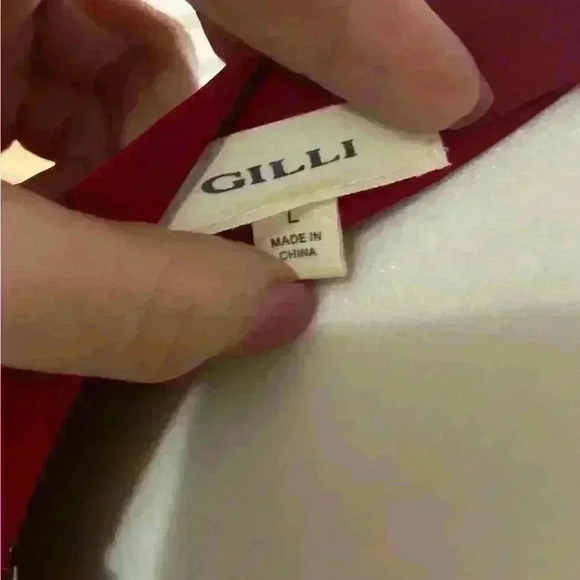 Gilli Dress MIDI sleeveless Pleated Skirt. Size L Red Wedding guest Graduation - Picture 6 of 6